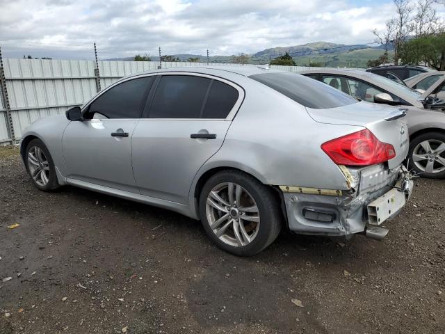 JN1CV6AP5CM933650 - 2012 INFINITI G37 BASE SILVER photo 2