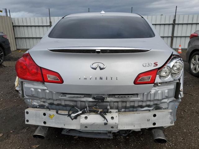 JN1CV6AP5CM933650 - 2012 INFINITI G37 BASE SILVER photo 6