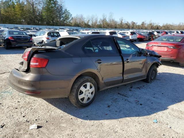 3VW1K7AJ2FM293675 - 2015 VOLKSWAGEN JETTA BASE 棕色 照片 3