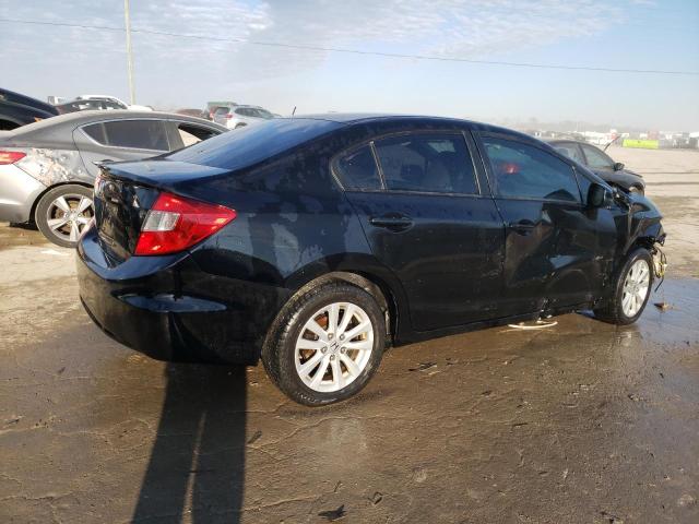 2HGFB2F80CH510380 - 2012 HONDA CIVIC EX BLACK photo 3