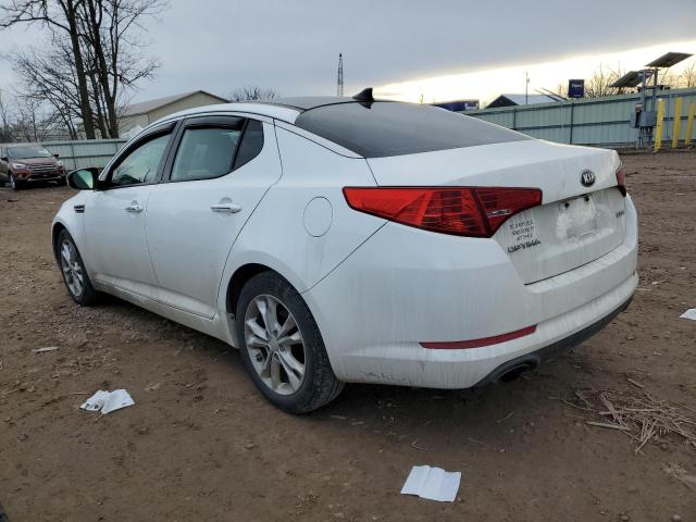 5XXGN4A70DG241077 - 2013 KIA OPTIMA EX WHITE photo 2