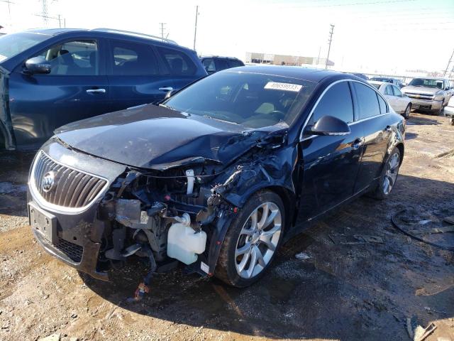 2G4GV5GV1C9130602 - 2012 BUICK REGAL GS შავი ფოტო 1