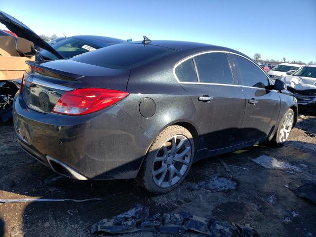 2G4GV5GV1C9130602 - 2012 BUICK REGAL GS შავი ფოტო 3