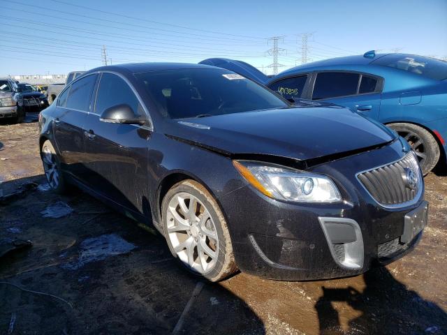 2G4GV5GV1C9130602 - 2012 BUICK REGAL GS შავი ფოტო 4