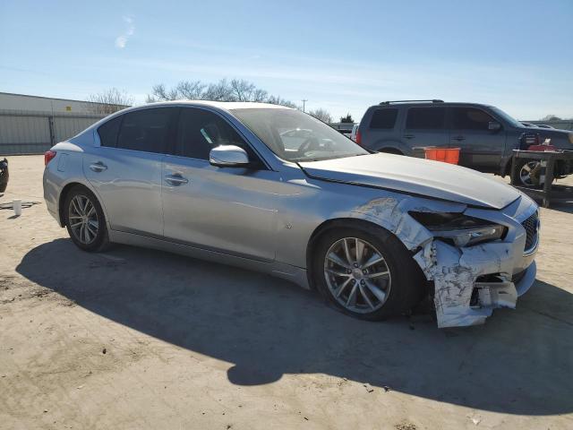 JN1BV7APXEM682581 - 2014 INFINITI Q50 BASE SILVER photo 4