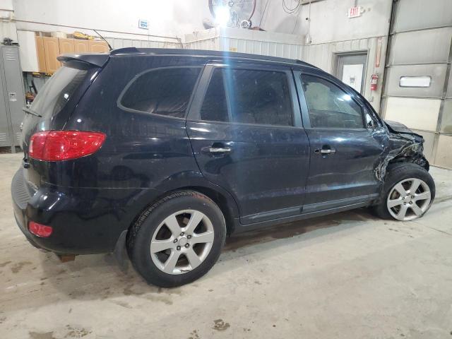 5NMSH73E28H133825 - 2008 HYUNDAI SANTA FE SE BLUE photo 3