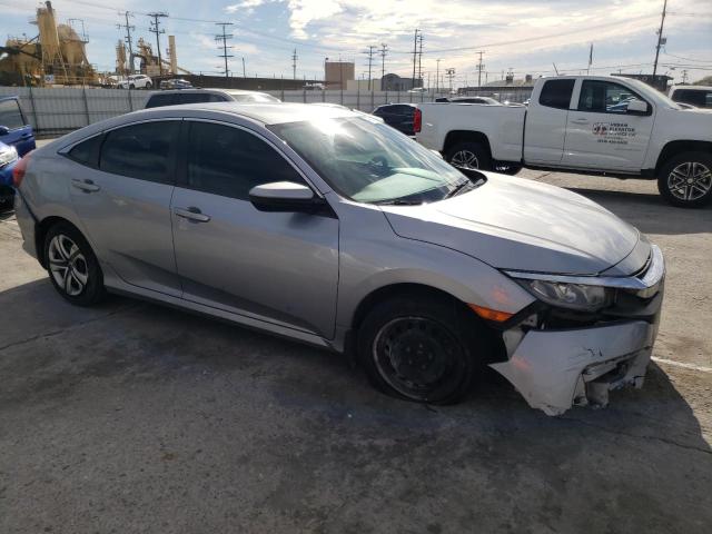 2HGFC2F50JH572314 - 2018 HONDA CIVIC LX SILVER photo 4