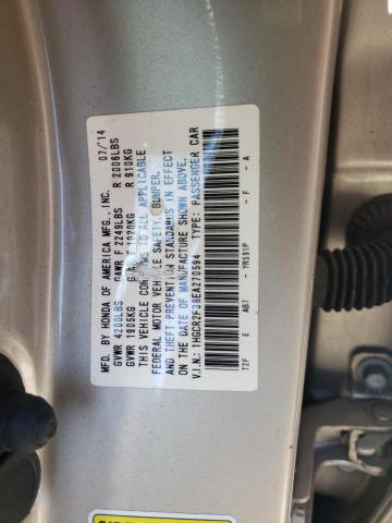 1HGCR2F36EA270594 - 2014 HONDA ACCORD LX GOLD photo 12