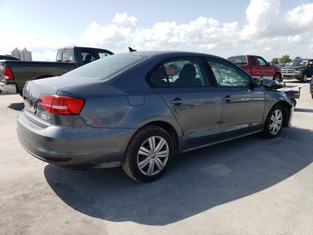 3VW3A7AJ5FM316748 - 2015 VOLKSWAGEN JETTA TDI GRAY photo 3