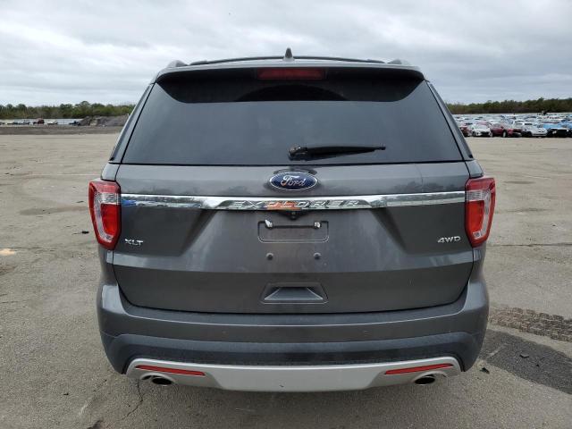 1FM5K8D83GGA83225 - 2016 FORD EXPLORER XLT GRAY photo 6