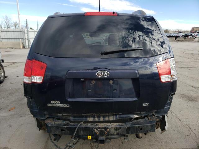 KNDJH741895016584 - 2009 KIA BORREGO LX BLUE photo 6