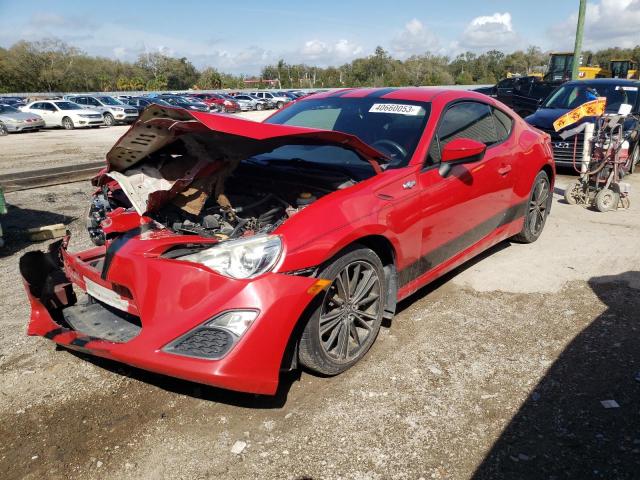 JF1ZNAA12D2703511 - 2013 TOYOTA SCION FR-S RED photo 1