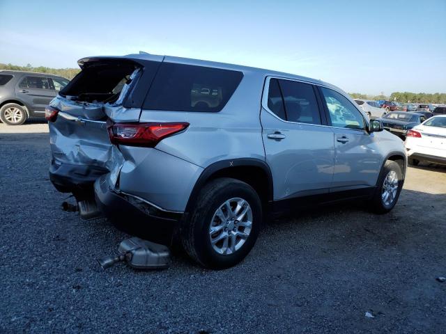 1GNERFKW2MJ229769 - 2021 CHEVROLET TRAVERSE LS SILVER photo 3