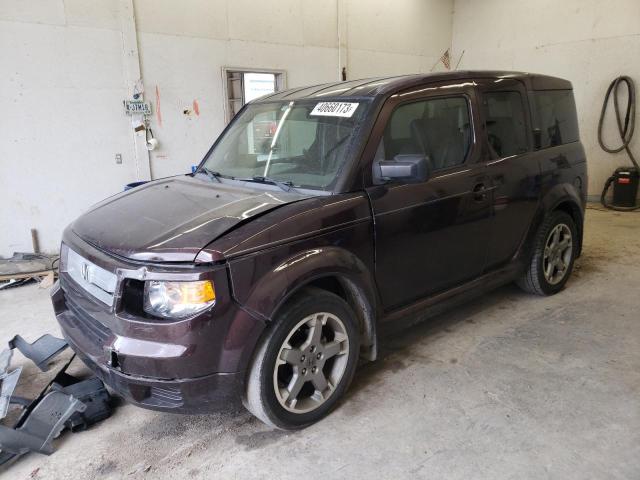 5J6YH179X7L012634 - 2007 HONDA ELEMENT SC BURGUNDY photo 1