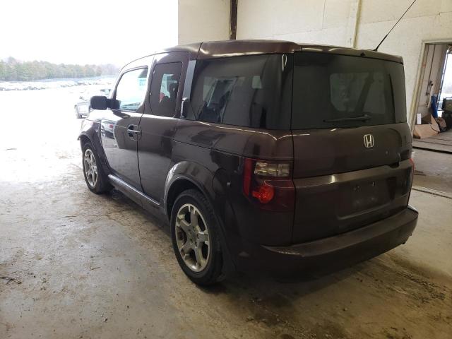 5J6YH179X7L012634 - 2007 HONDA ELEMENT SC BURGUNDY photo 2