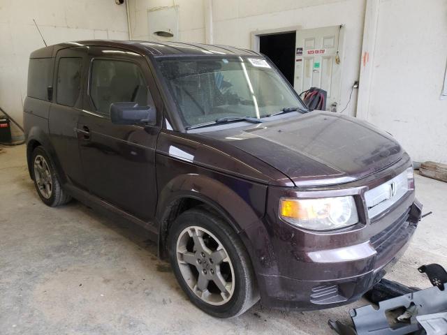 5J6YH179X7L012634 - 2007 HONDA ELEMENT SC BURGUNDY photo 4