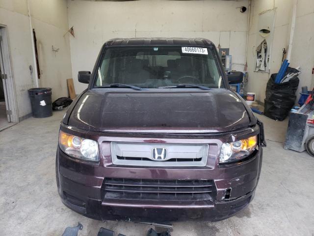 5J6YH179X7L012634 - 2007 HONDA ELEMENT SC BURGUNDY photo 5