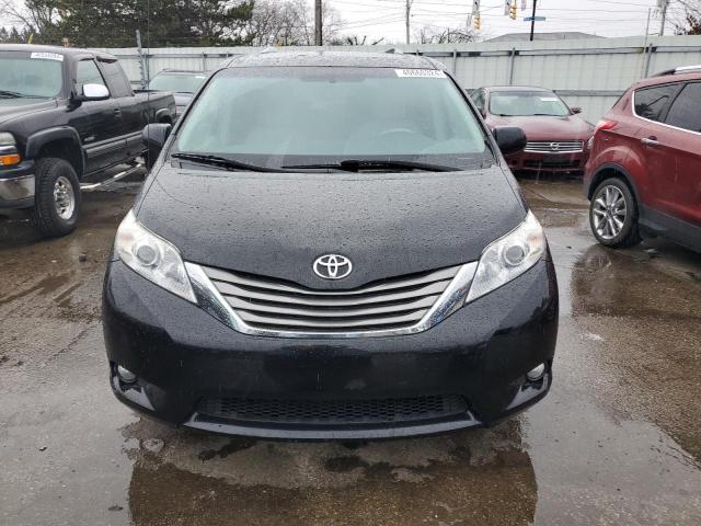 5TDYK3DC8BS103203 - 2011 TOYOTA SIENNA XLE BLACK photo 5