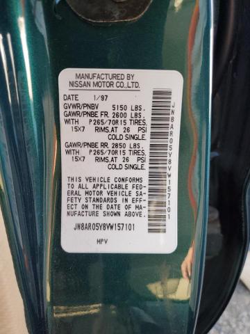 JN8AR05Y8VW157101 - 1997 NISSAN PATHFINDER LE 绿色 照片 13