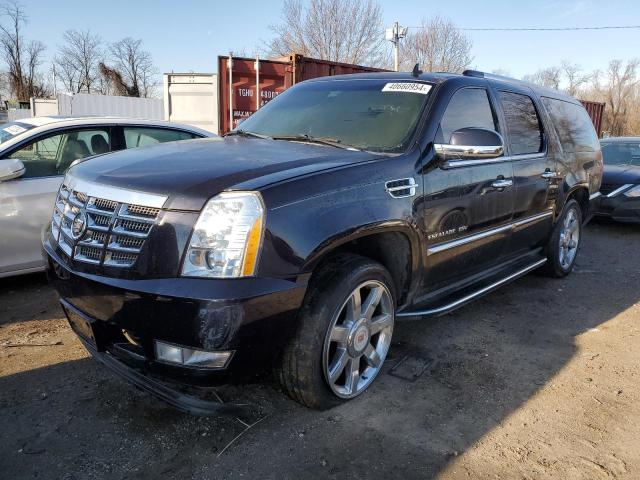 1GYS4HEF3ER213675 - 2014 CADILLAC ESCALADE ESV LUXURY BLACK photo 1