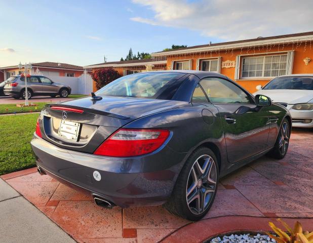 WDDPK4HA1EF078181 - 2014 MERCEDES-BENZ SLK 250 GRAY photo 3