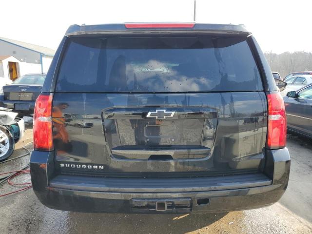 1GNSKHKC0HR210511 - 2017 CHEVROLET SUBURBAN K1500 LT BLACK photo 6