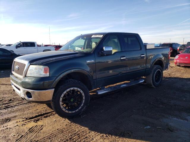 1FTPW14506FA49181 - 2006 FORD F150 SUPERCREW GREEN photo 1