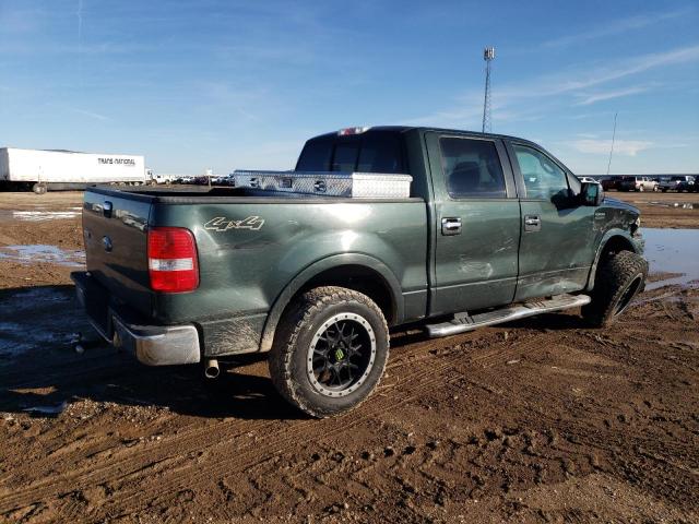 1FTPW14506FA49181 - 2006 FORD F150 SUPERCREW GREEN photo 3