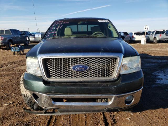 1FTPW14506FA49181 - 2006 FORD F150 SUPERCREW GREEN photo 5