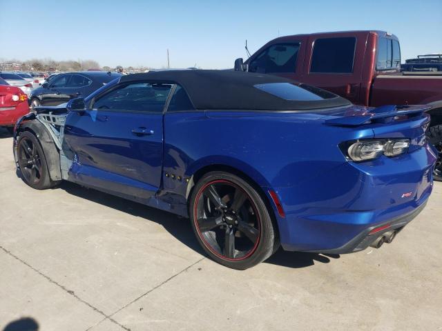 1G1FD3DS7L0101853 - 2020 CHEVROLET CAMARO LT BLUE photo 2