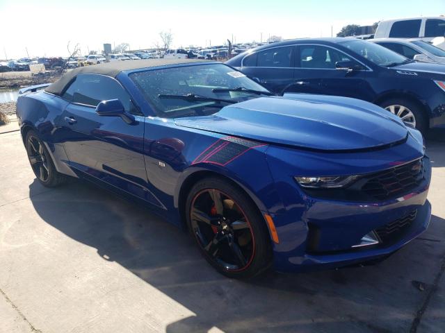 1G1FD3DS7L0101853 - 2020 CHEVROLET CAMARO LT BLUE photo 4