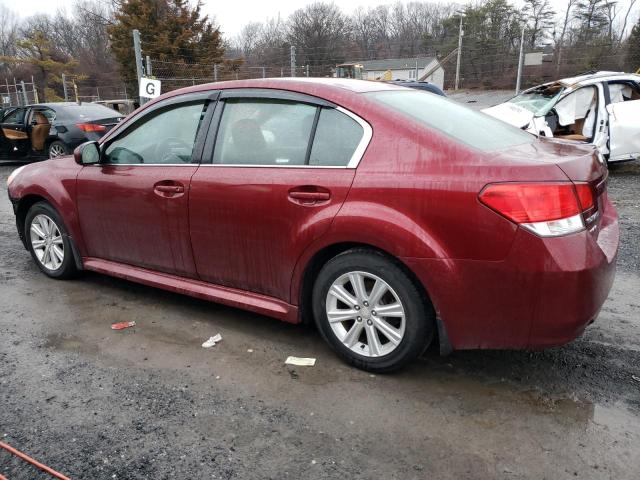 4S3BMBC66B3219412 - 2011 SUBARU LEGACY 2.5I PREMIUM BURGUNDY photo 2