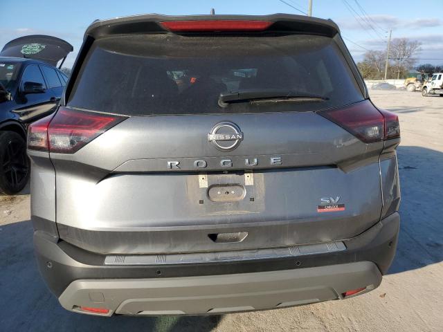 5N1BT3BAXNC679624 - 2022 NISSAN ROGUE SV GRAY photo 6