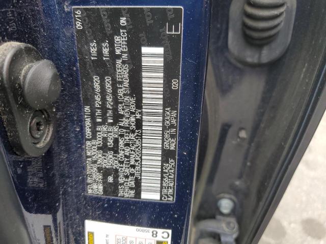 JTEBU5JR2G5385173 - 2016 TOYOTA 4RUNNER SR5/SR5 PREMIUM 蓝色 照片 13