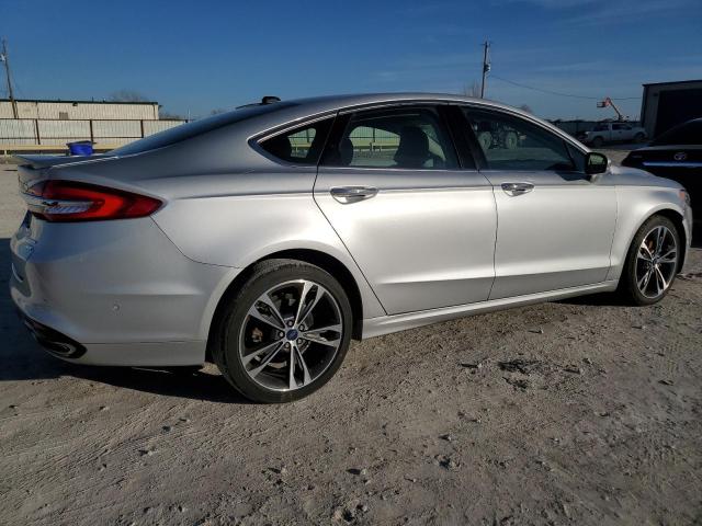 3FA6P0D93HR120682 - 2017 FORD FUSION TITANIUM SILVER photo 3