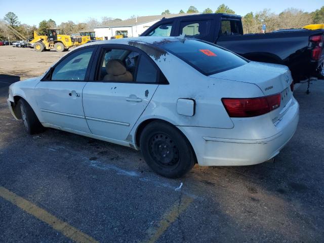 5NPET46F59H499183 - 2009 HYUNDAI SONATA GLS WHITE photo 2