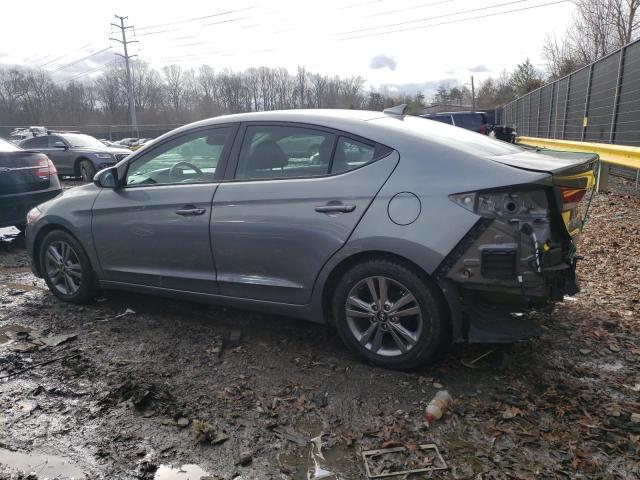 KMHD84LF4HU425240 - 2017 HYUNDAI ELANTRA SE GRAY photo 2