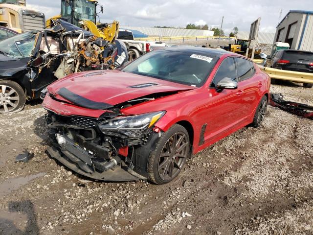 KNAE55LC5J6012098 - 2018 KIA STINGER GT2 RED photo 1