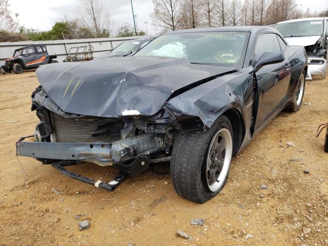 2G1FA1E35D9236955 - 2013 CHEVROLET CAMARO LS BLUE photo 2