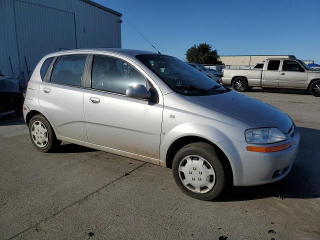 KL1TD66677B758102 - 2007 CHEVROLET AVEO BASE Gümüş foto 4