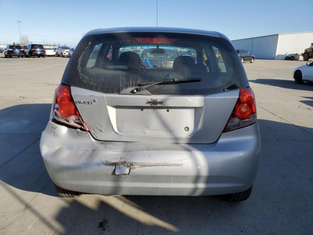 KL1TD66677B758102 - 2007 CHEVROLET AVEO BASE Gümüş foto 6