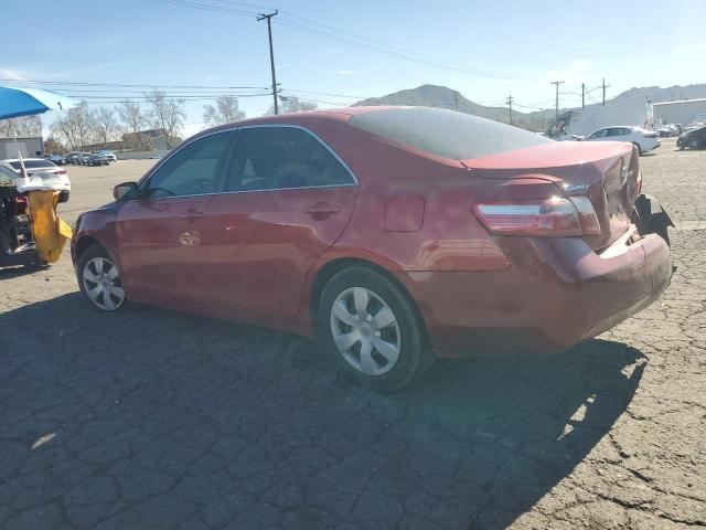 4T1BE46K87U040920 - 2007 TOYOTA CAMRY CE RED photo 2