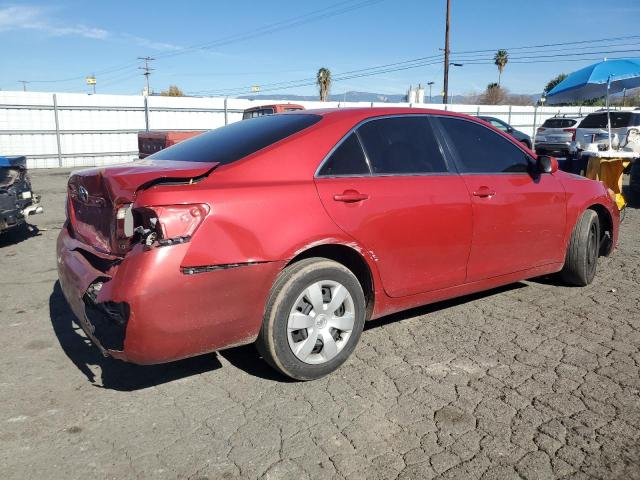 4T1BE46K87U040920 - 2007 TOYOTA CAMRY CE RED photo 3