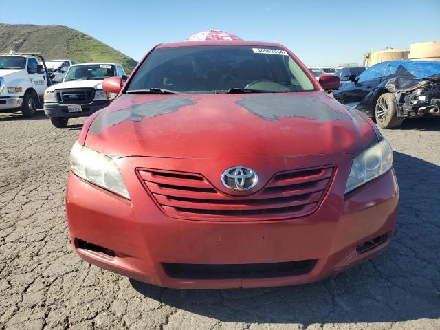 4T1BE46K87U040920 - 2007 TOYOTA CAMRY CE RED photo 5