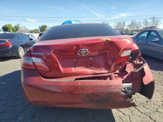 4T1BE46K87U040920 - 2007 TOYOTA CAMRY CE RED photo 6