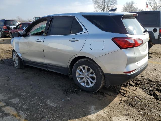 3GNAXKEV6KS560298 - 2019 CHEVROLET EQUINOX LT SILVER photo 2