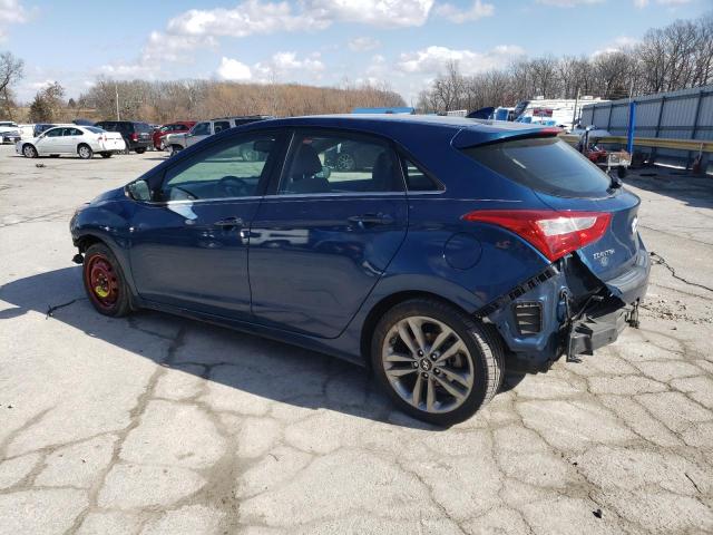 KMHD35LH5GU258410 - 2016 HYUNDAI ELANTRA GT BLUE photo 2