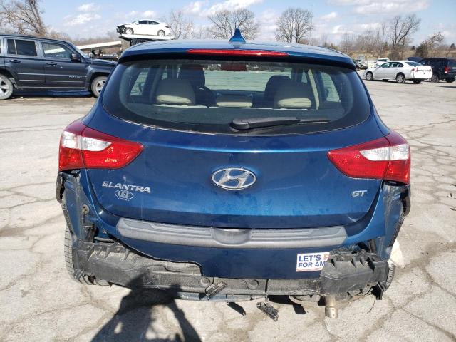 KMHD35LH5GU258410 - 2016 HYUNDAI ELANTRA GT BLUE photo 6