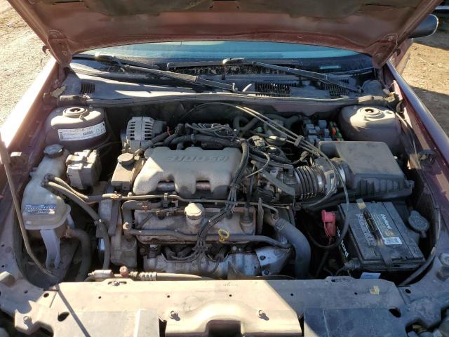 1G1NE52J516226780 - 2001 CHEVROLET MALIBU LS MAROON photo 11