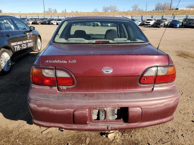 1G1NE52J516226780 - 2001 CHEVROLET MALIBU LS MAROON photo 6